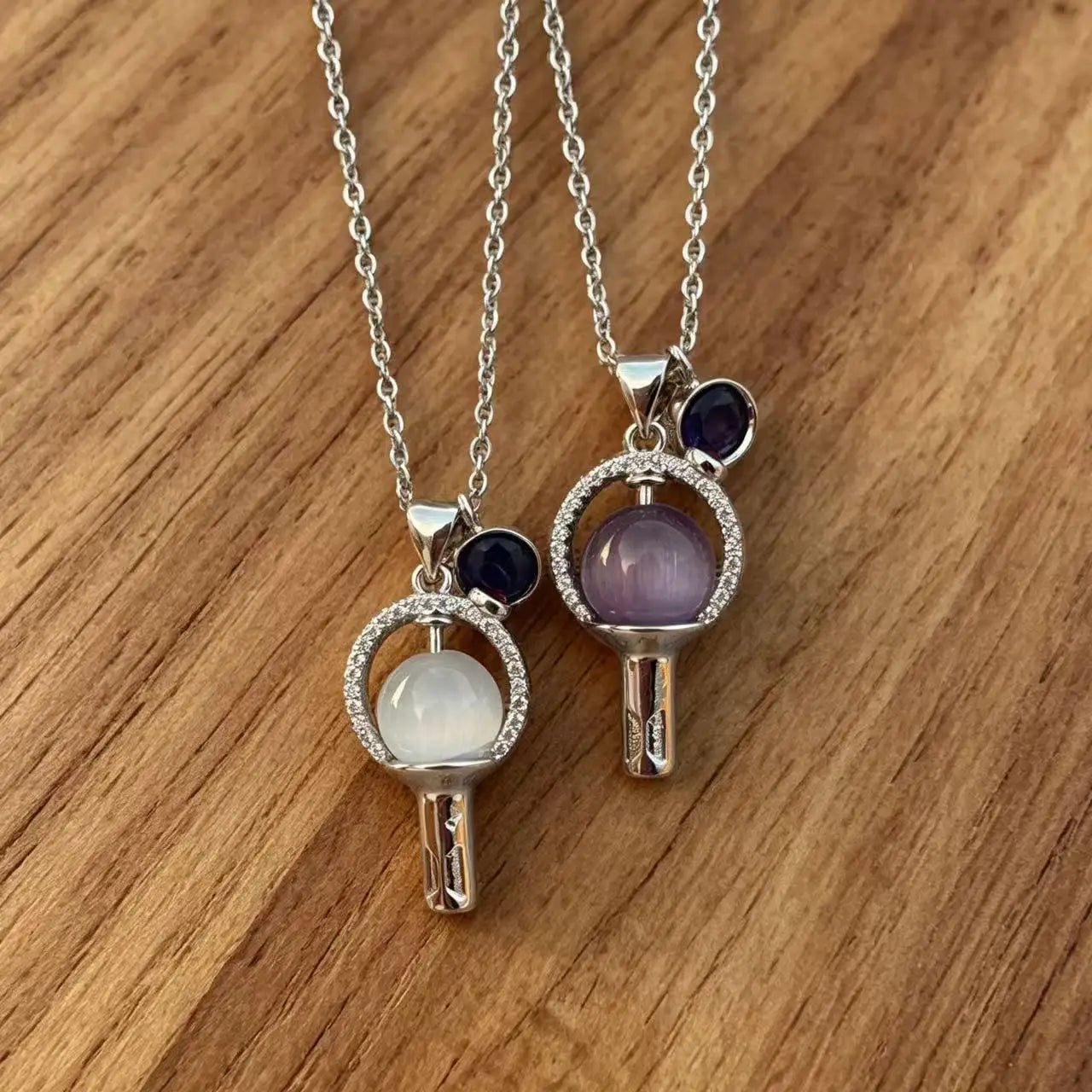 BT21 Clavicle Chain with Diamond Support Rod Series Purple and White Gift Clavicle Chain Daily Travel Accessories