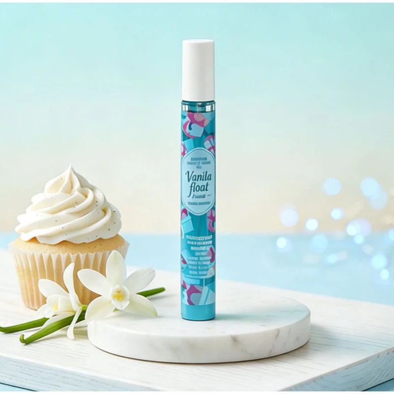 5pcs Gourmand Perfum Set Long Lasting Sweet Vanilla Cake Scent Mini Portable Fragrance Spray Set For Women