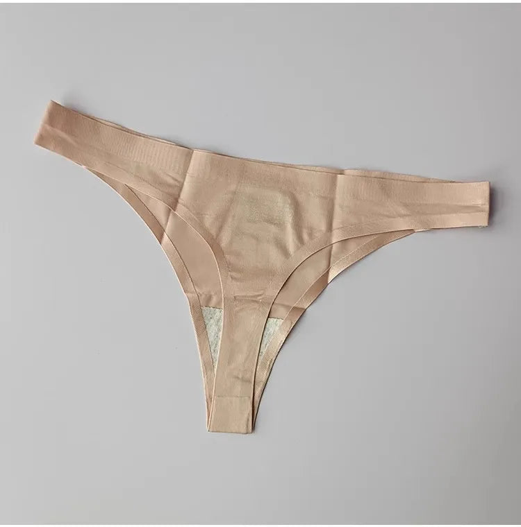 Women'S Yoga Panties Lingerie Sexy G Strings Thong Panties Female Sexy Underwear Women'S Seamless Low Waist Quick Dry Briefs Thongs