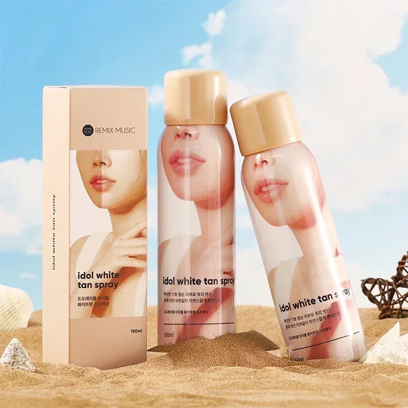 150ml Korean Idol Spray Body Foundation Concealer Brighten Whitening Moisturizing Bb Cream Base Face Foundation Liquid