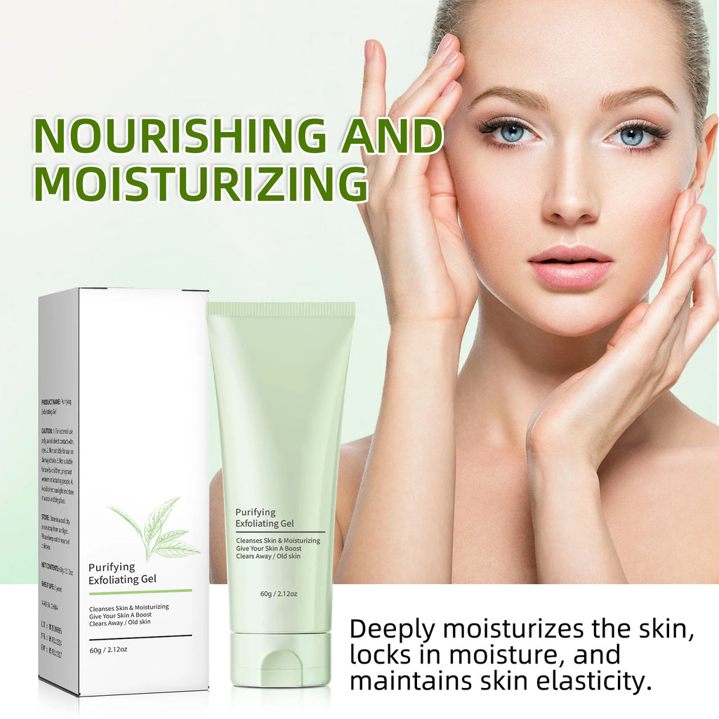 Facial Exfoliating Gel - Deep Cleansing & Blackhead Remover