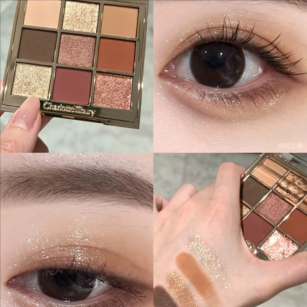 Original Ct Matte Highlight Eye Shadow Disc Long Lasting Coloring Highlight Two Color Disc Powder Blusher Nature Makeup Suit