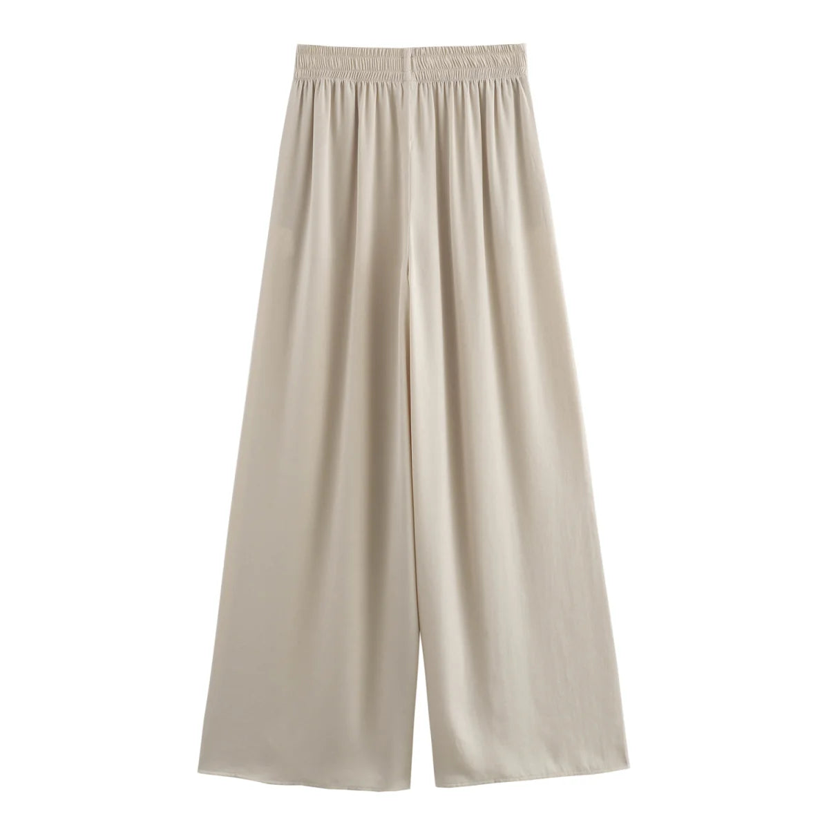 KONDALA Women's Wide Leg Pants - Casual Elastic Waist Trousers Pink