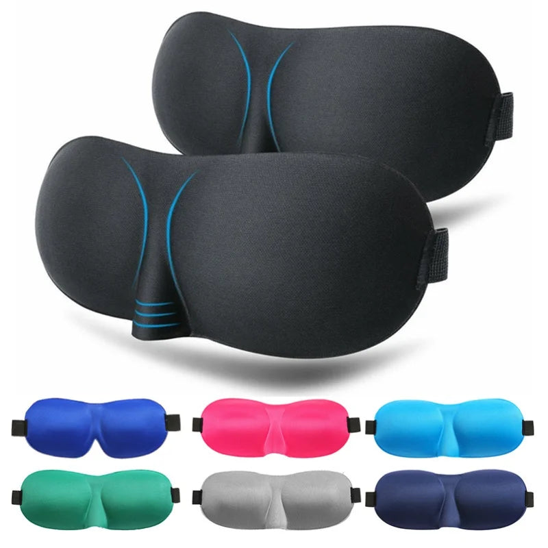 Sleep Mask Blockout Eye Mask For Side Sleeper Women'S Men Portable Blindfold Travel Sleeping Aid Eye Cover Slaapmasker