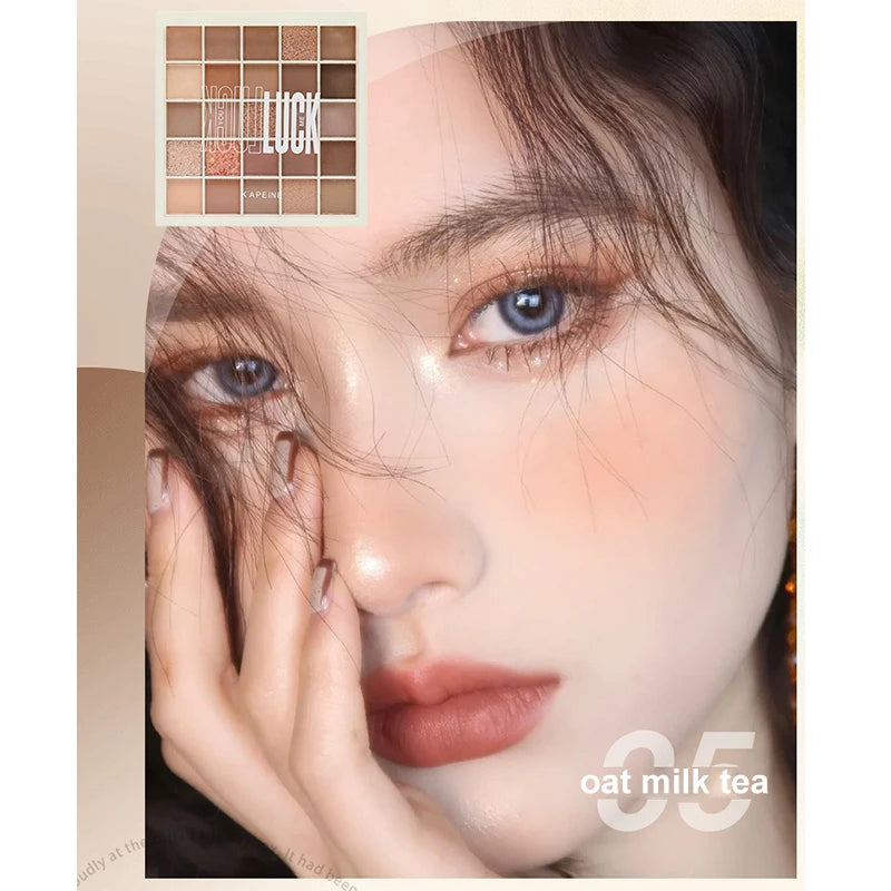 25Color Professional Eyeshadow Palette Eye Glitter Long Lasting Eye Shadow Pallet  Korean Makeup Palette Eye Shadow for Beginner