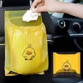 Adhesive Disposable Car Trash Bags 15 Pack Self Adhering Backing Hanging Interior Organizer For Drivers