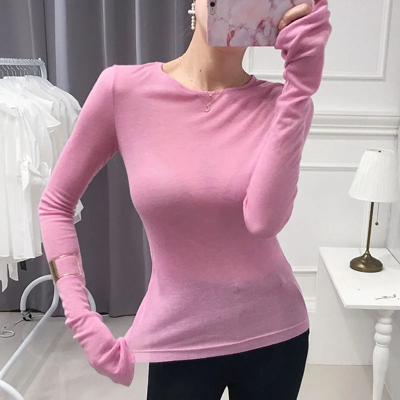 Women's Slim Fit Long Sleeve T-Shirt