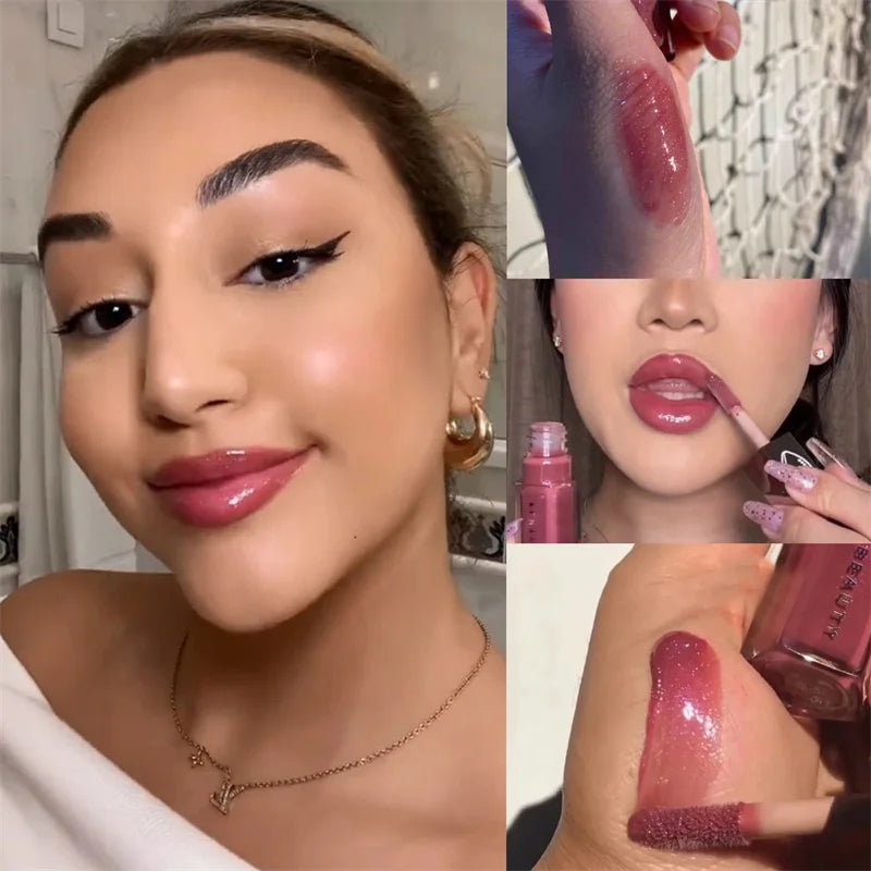 Fashion Fenty Beauty Lip Glaze Moisten Shine Glitter Lip Plumper Makeup For Beginner Liquid Lipstick Female Makeup Cosmetics