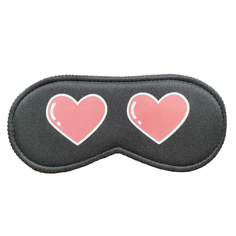 Cartoon Pattern Sleeping Eye Mask - Comfortable Light Blocking Blindfold