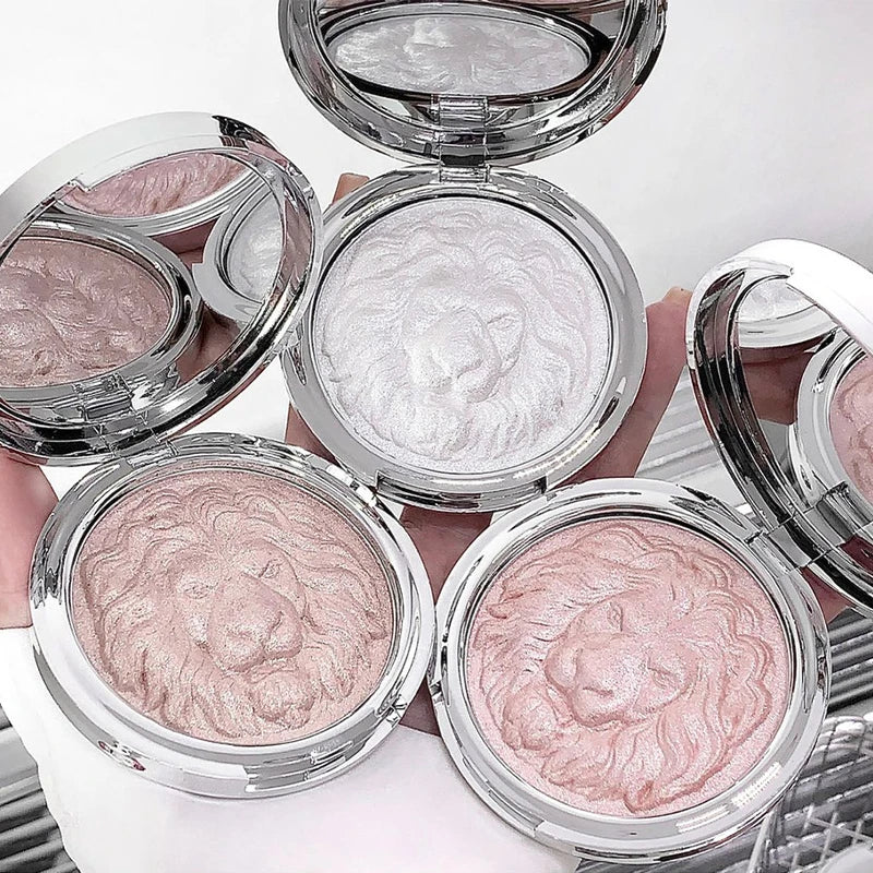Lion Series High-Gloss Powder, Clear & Glittering, Fine Pearlescent Luster, High-End Texture, Long-Lasting High-Gloss Paste