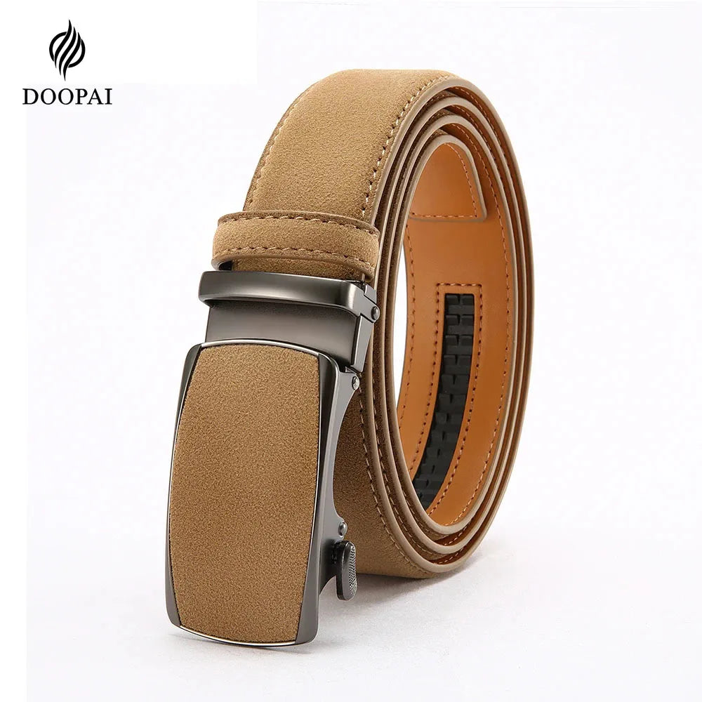 Men Fashion Belt Genuine Leather Belt for Men Automatic Belts Adjustable Waistband Business Belts 허리띠