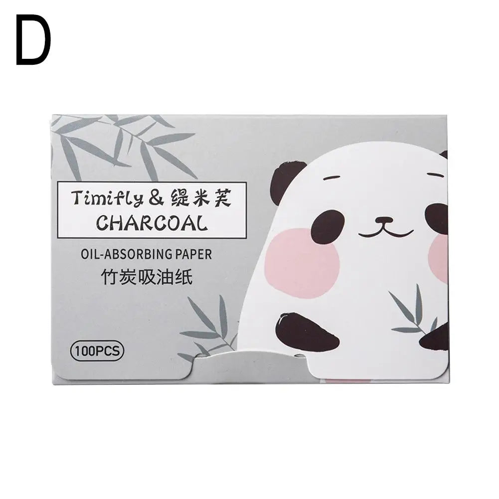 Oil Blotting Papers Portable 100 Pieces For Oily Skin Matte Finish Oil Absorbing Face Wipes