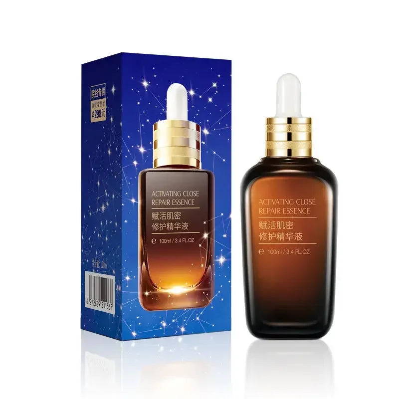 Facial Essence Skin Care Product Deloitte Small Brown Bottle Revitalizing Muscle Density Repairing Essence Moisturizing 100Ml