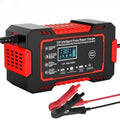 EAFC 12V 6A Full Automatic Car Battery Charger Digital Display Battery Charger Power Puls Repair Chargers Wet Dry Lead Acid