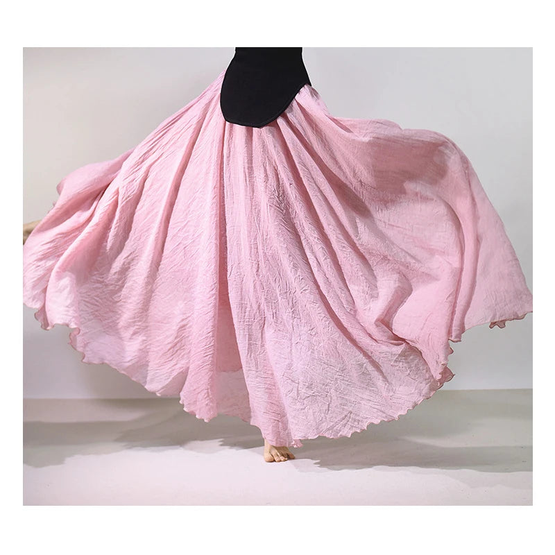 2026 Women Cotton And Linen Long Skirts High Waist Good Quality Women Summer Boho Maxi Skirts Brand Faldas Femme Streetwear