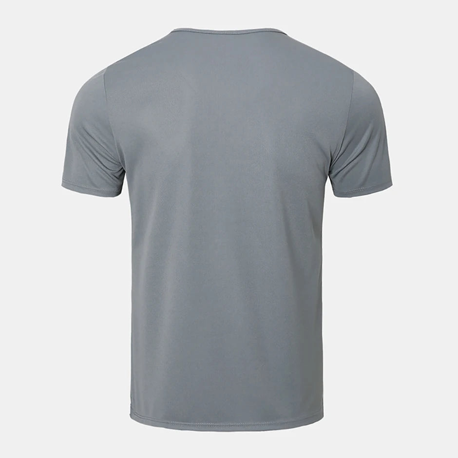 6/4 Pcs Men's Summer Multicolor Quick-drying Sports Short-sleeved Youth Running Fitness Basketball Football Breathable T-shirt
