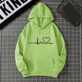 2025 Winter New Women's Hoodie High Street Unisex style Double Pockets Sweatshirts Outerwear Plus-Size Women's Clothing CYXX247
