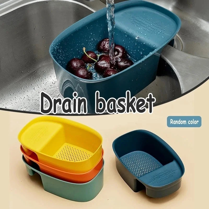 Filtro de canasta para desagüe de fregadero de cocina, filtro de residuos en forma de elefante, cestas colgantes para verduras, escurridor de lavado, estante de almacenamiento