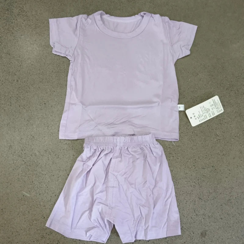 Spring Summer Baby Girls Clothes Pajamas Sets Kids Boy Modal  Homewear Modal Nightwear Children's Indoor Clothing Pijamas Suit