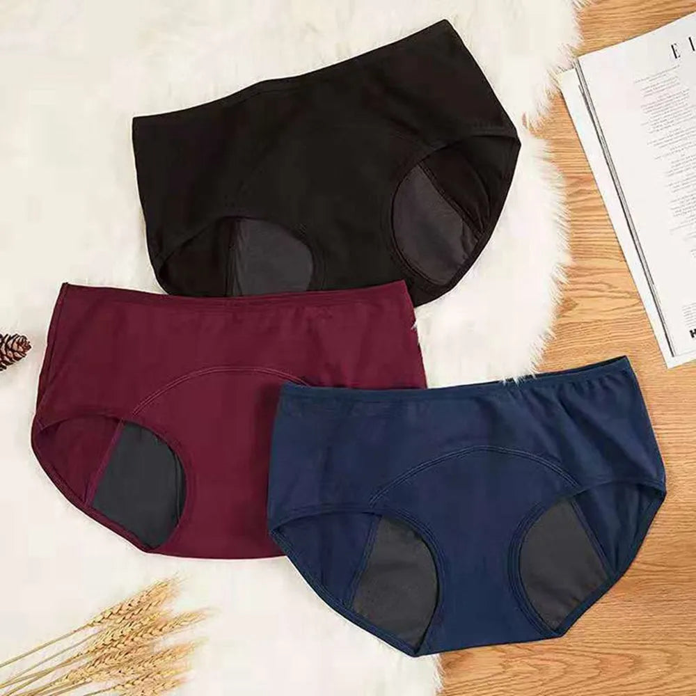 Very Abundant Menstrual Panties Woman Breathable Women'S'S Cotton Briefs Low Waist Physiological Period Underwear For Women'S