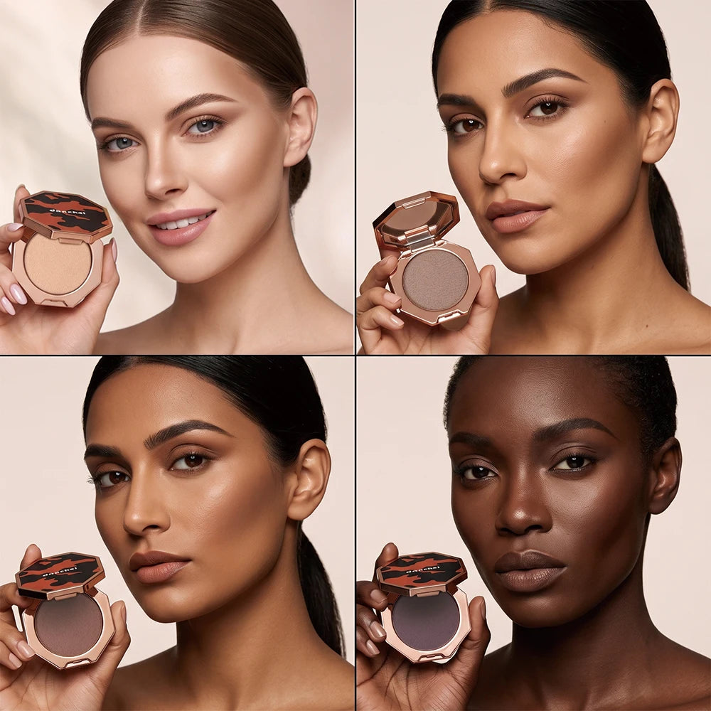 Mousse Cream Bronzer Bouncy & Blurring Airbrushed Blending Long Lasting Contour Makeup Soft-Matte Natural Blurred Finish Makeup