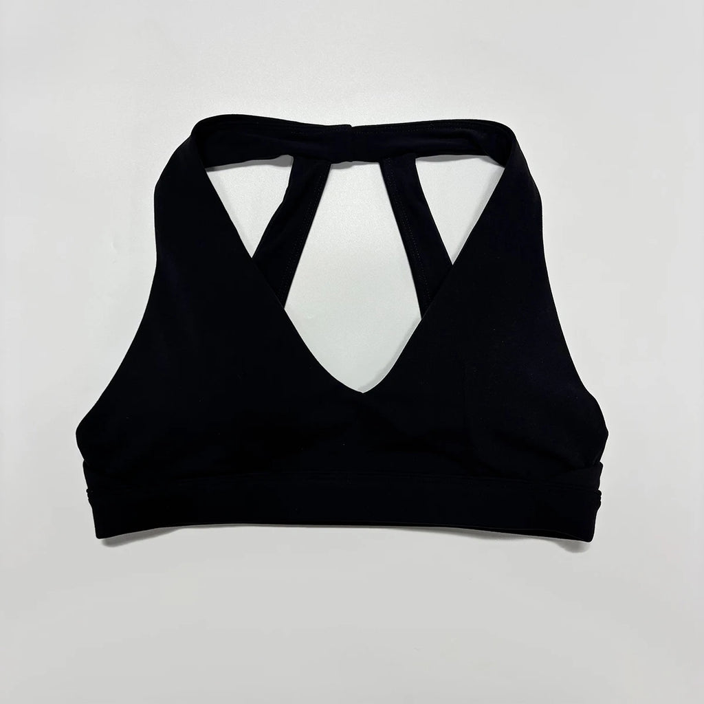 New Summer Women's Halter Sport Bra Shockproof Gym Running Bra Beautiful Back Yoga Crop Top Summer New Female Underwear