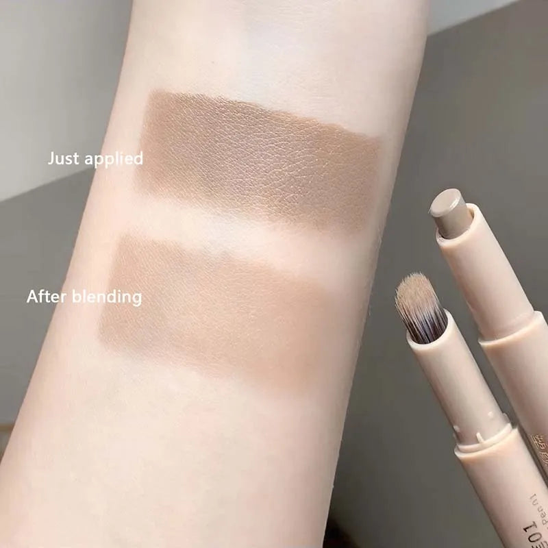 Gray Contouring Shading Stick With Brush Nose Shadow 3D Shape The Facial Contours  Natural Nose Shading Contour Pencil Makeup