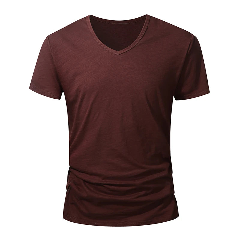 100 Percent Cotton Men T Shirt Soft High Quality Short Sleeve Tee Casual Summer Wear For Men