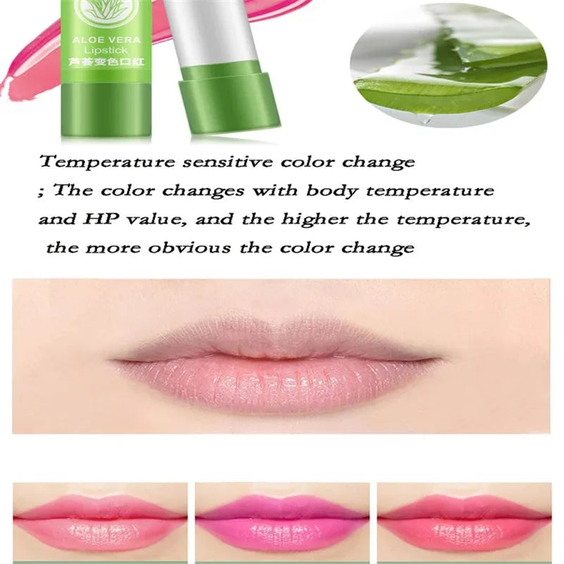 Rearoya Aloe Vera Color Changing Moisturizing Lip Balm