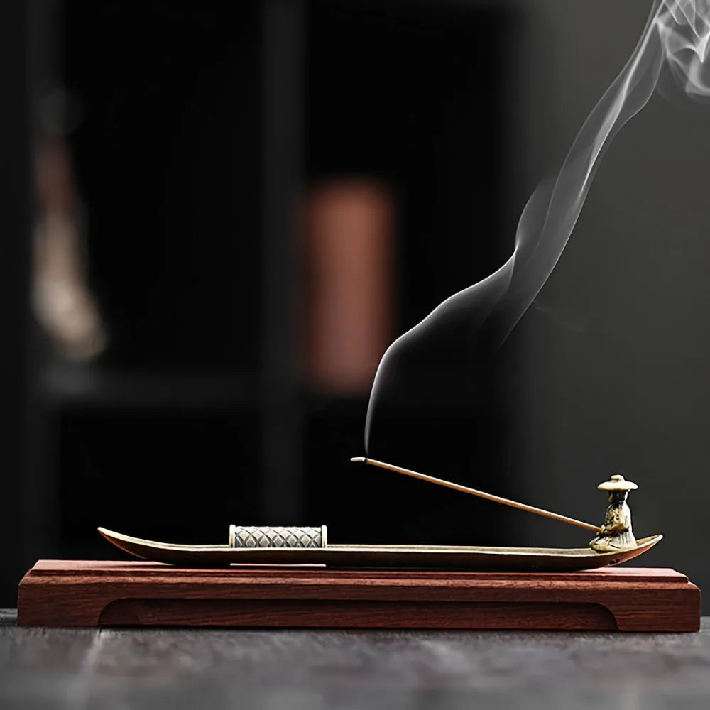 Japanese Style Fisherman Incense Stick Holder