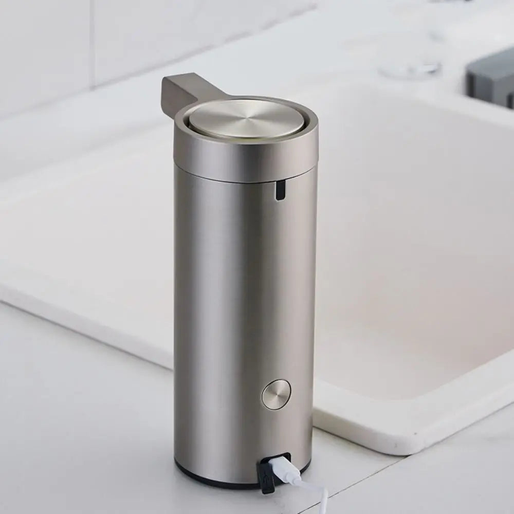 Dispensador automático de jabón sin contacto de acero inoxidable 304 a prueba de agua, máquina inteligente de desinfectante de manos reutilizable