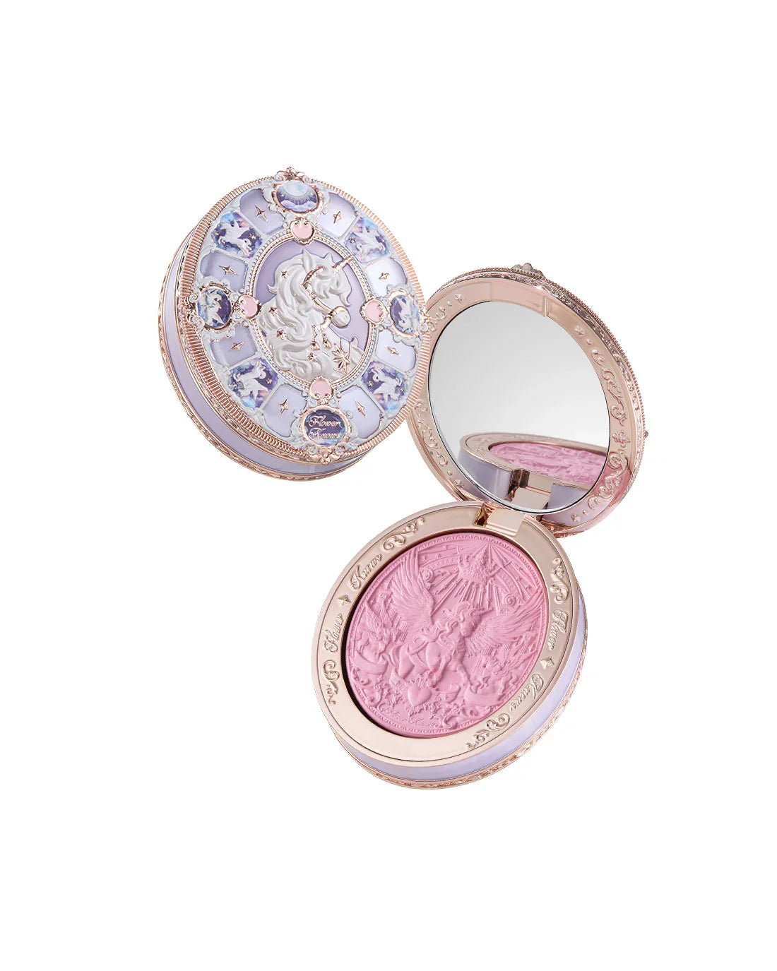 Flower Knows Knight Unicorn Series Embossed Blush Matte Face Palette