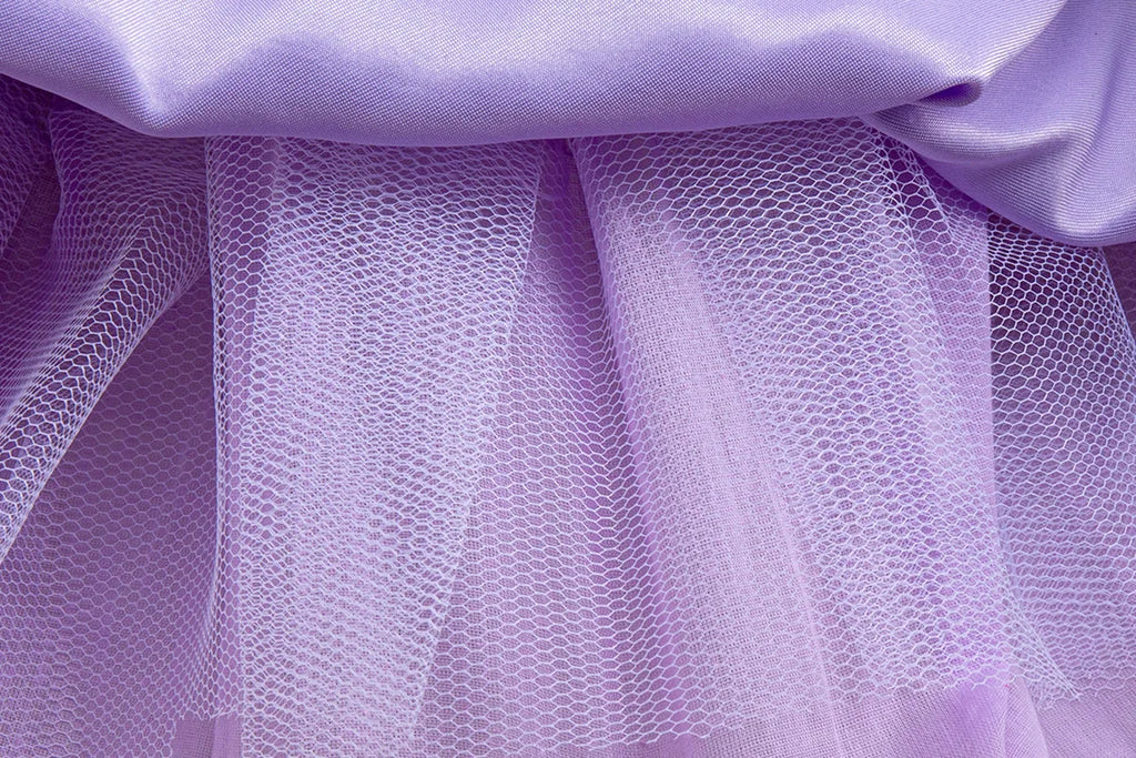 HETISO Pearls Bowknot Kids Girls Dresses Summer Tulle Vintage Elegant Princess Party Gown Children's Gift
