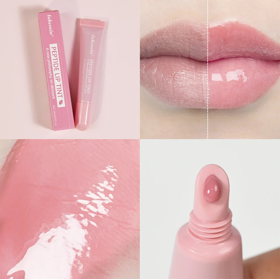 Soft Tube Lip Balm Long-lasting Moisturizing Lipstick Transparent Color Lip Glaze Makeup For Women Cosmetics 4 Colors Lip Care
