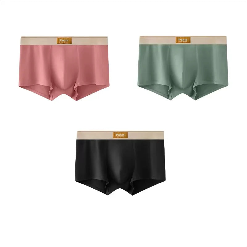 4 Pack Cotton Boxers For Men Breathable Comfort Sports Underwear Large Size L XL Pack