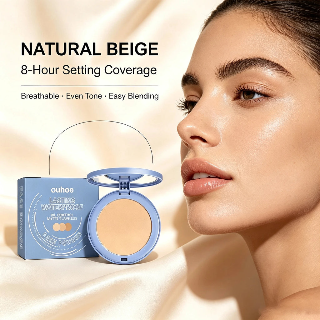 Waterproof Sweatproof Setting Powder Brightens Conceals Natural OilControl Invisible Pores Lasting Matte FullCoverage