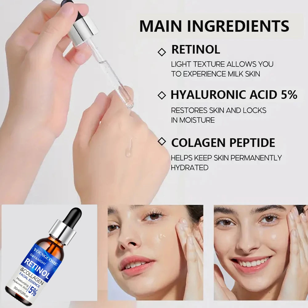 YOUNGCOME Retinol Cream and Serum Set - Moisturizing Face Care