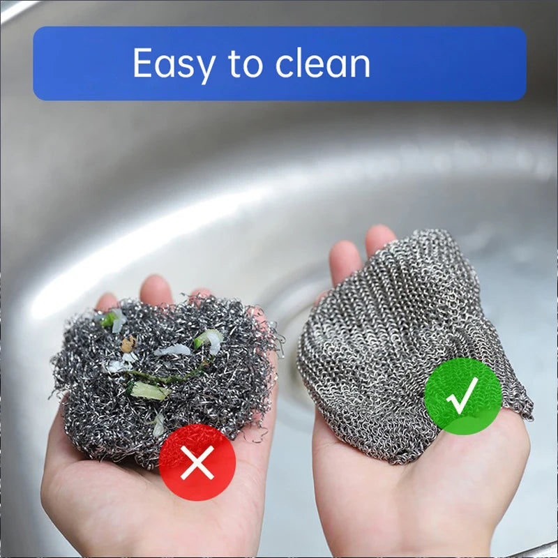 Stainless Steel  Cleaner Kitchen Clean Pot Pans Stainless Steel Washing Supplies Microwave Cleaning Tools Household Goods