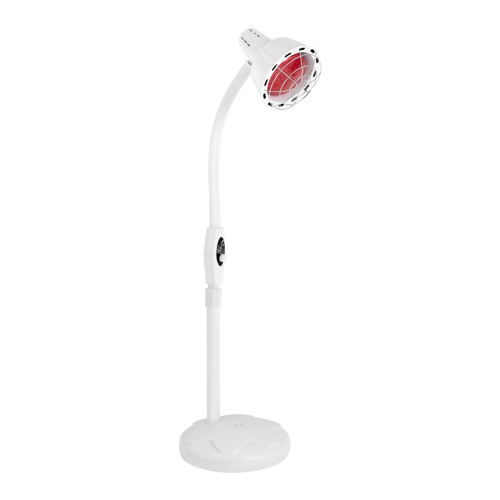 275W Adjustable Infrared Heat Lamp for Muscle&Joint Pain Relief, 360° Rotatable Infrared Baking Light, 0-115℃ Temp Control