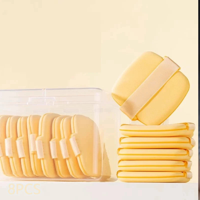 5pcs Cosmetic Powder Puffs - 10cm Drop Shape Makeup Sponge Blender