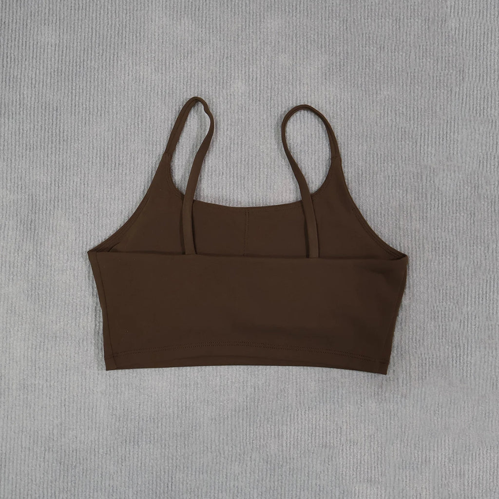Ctenkevet Women's Push-Up Gym Workout Yoga Bra Female Backless Shockproof Fitness Crop Top Sports Underwear Woman