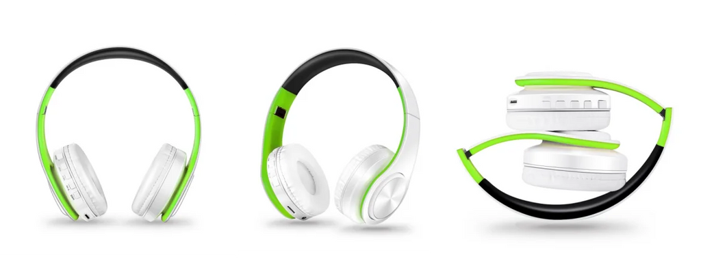 Auriculares inalámbricos dorados para hombre, audífonos estéreo con Bluetooth y micrófono incorporado, universales para Android e iOS