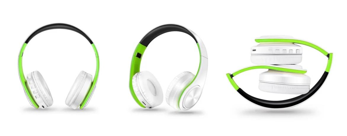 Auriculares inalámbricos dorados para hombre, audífonos estéreo con Bluetooth y micrófono incorporado, universales para Android e iOS