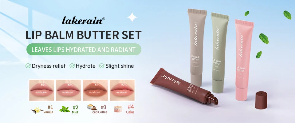 Soft Tube Lip Balm Long-lasting Moisturizing Lipstick Transparent Color Lip Glaze Makeup For Women Cosmetics 4 Colors Lip Care