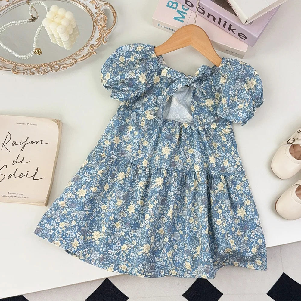 Bear Leader Baby Girls Casual Summer Dresses Summer Kids Girl Ruffles Princess Vestidos Children Sweet Korean Style Costume 3-7Y