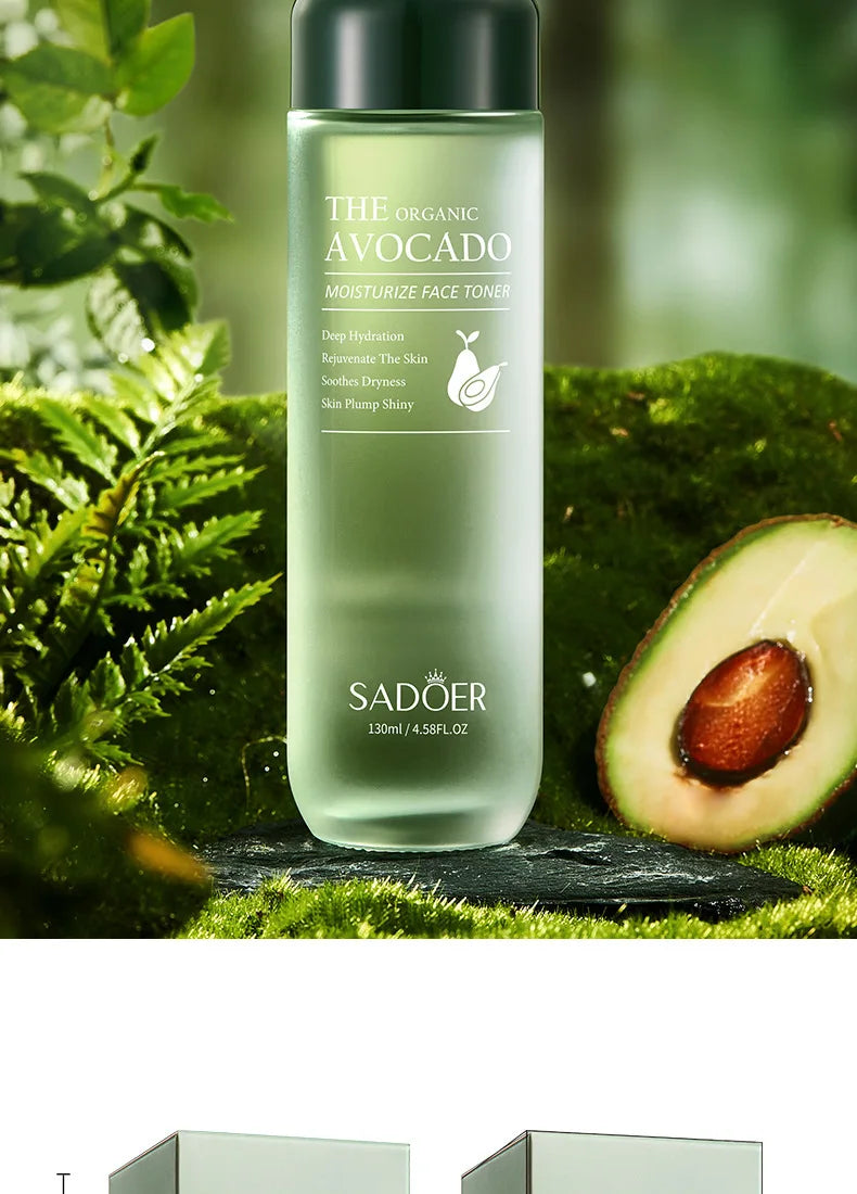 SADOER Avocado Skincare 6-Piece Set - Cleansing, Moisturizing, Care