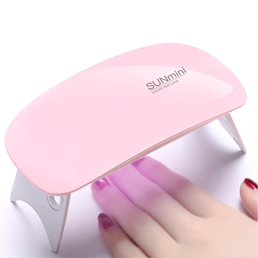 LULAA SUNmini Portable LED UV Nail Dryer - 6W Folding USB Lamp
