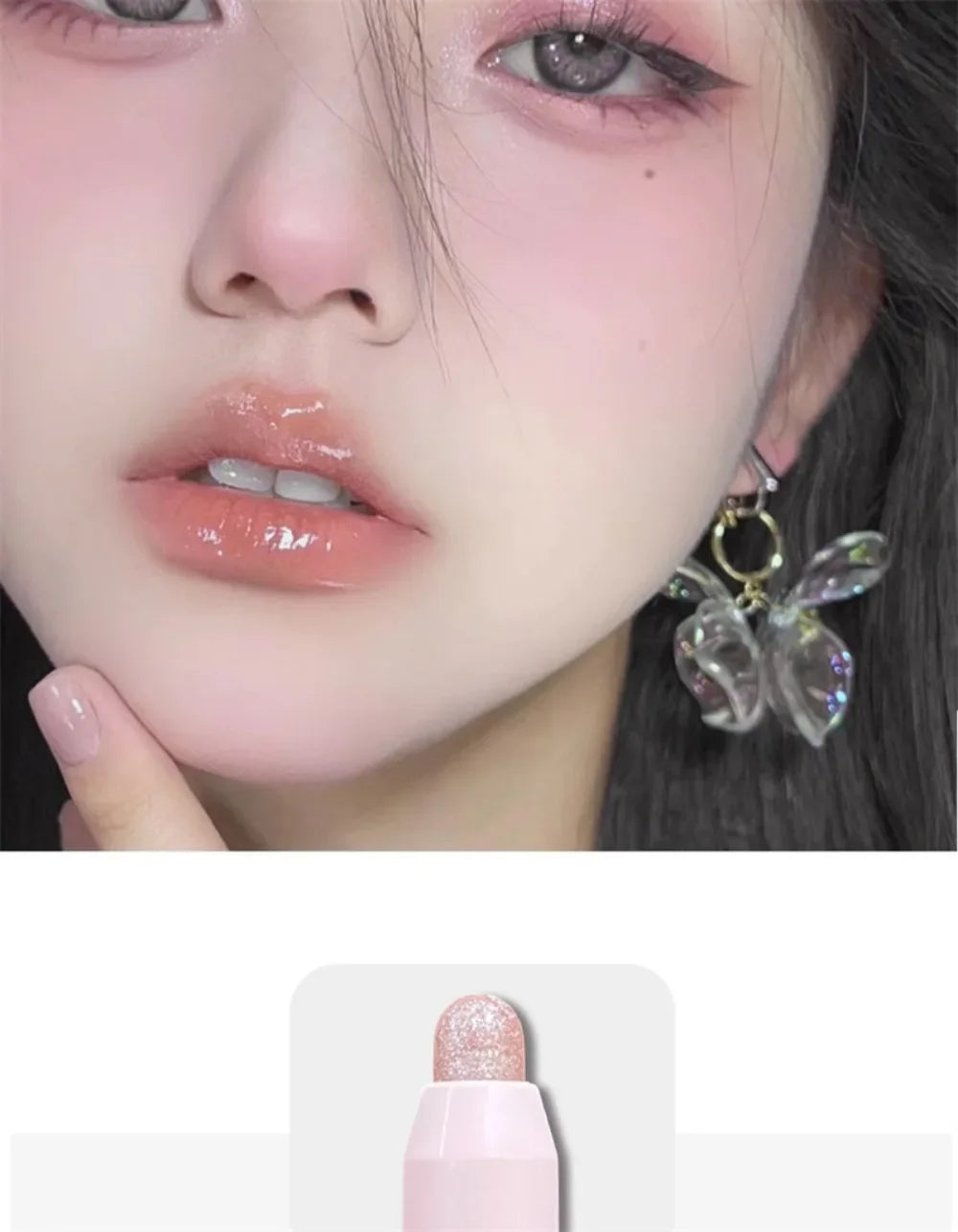 Pearlescent Eyeshadow Stick Pencil Glitter Eyeshadow Waterproof Shimmer Silkworm Liner Pen High-gloss Cosmetics Beauty Makeup