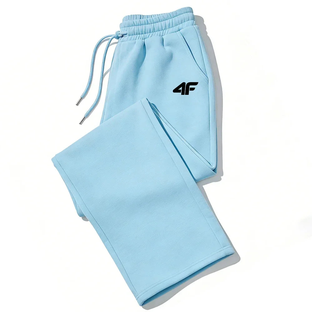 Men's Loose Fit Jogger Sweatpants - Casual Multi-Pocket Drawstring