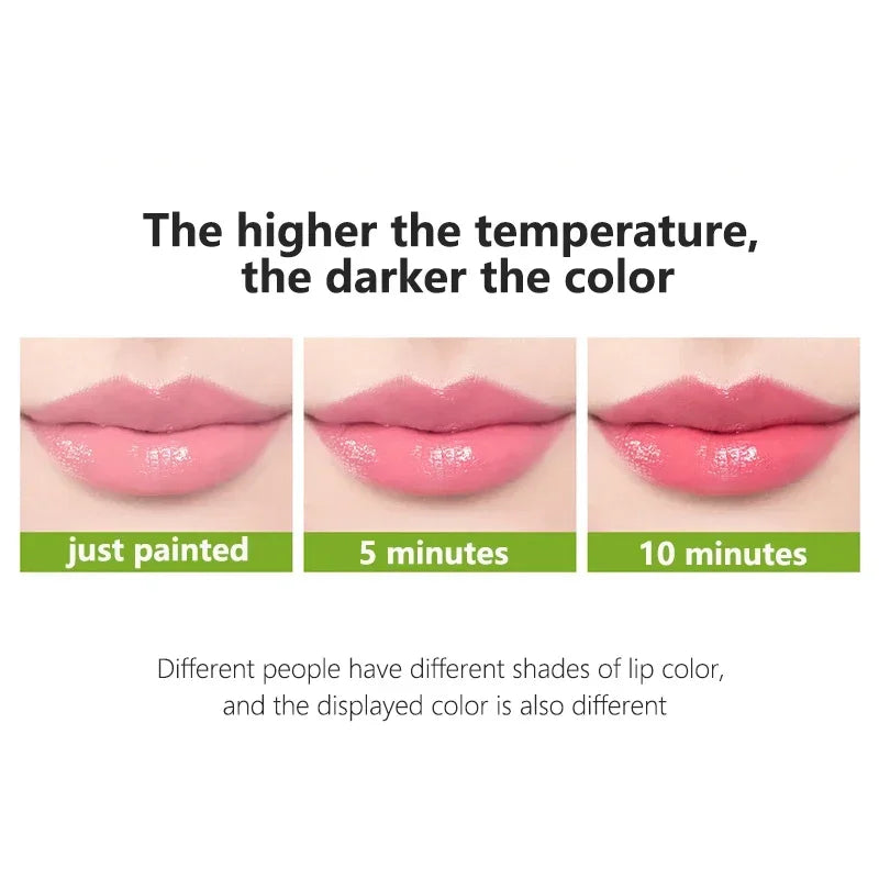 Aloe Vera Temperature Color Changing Lipstick Moisturizing Jelly Lip Balm Long Lasting Nourishing PH Reactive Lip Gloss Lip Care